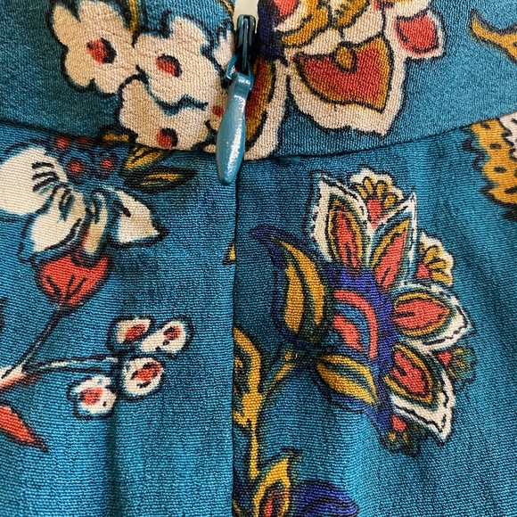 Forever 21 Floral Maxi Skirt in Teal - Picture 9 of 9